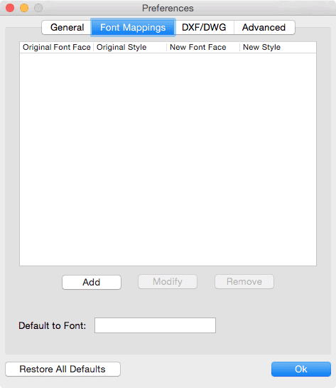 pdf2cad mac font handling