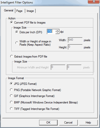 pdf2image general conversion options